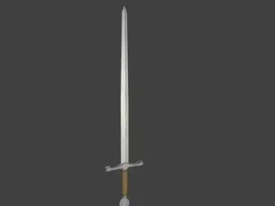 Bastard Sword Free 3D model