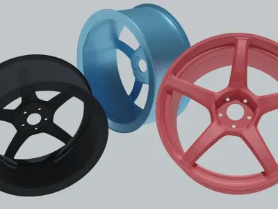 Car disk  3D model
