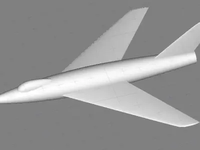 Rocket Plane Free 3D model