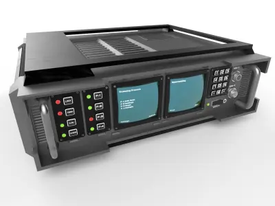 Military Radio Model 01 Low-poly 3D model