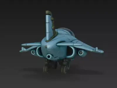 Metal Slug Plane 3D print model