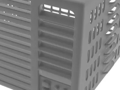 Window Air Conditioner Low-poly 3D model