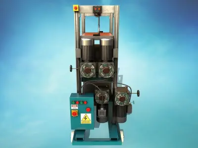 Industrial Machine 3D model 05 Low-poly 3D model