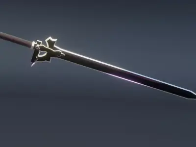 ELUCIDATOR sword 3D model purchase