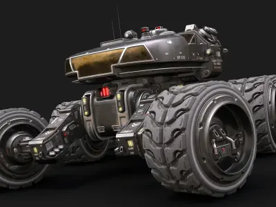 Mars Rover 3D model buy