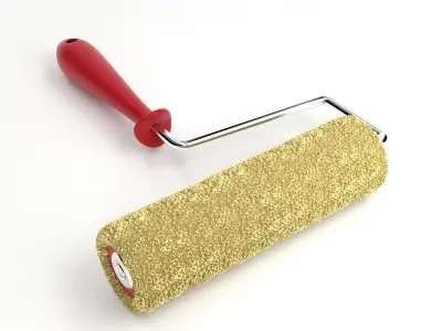 Paint Roller Brush 3D model purchase