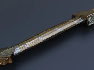 Sword 04 Low-poly 3D model