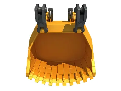 Excavator Bucket 3D model buy