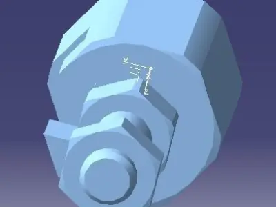 ACCOUPLEMENT  COMPRESSION RADIALE  3D model
