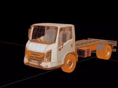 Isuzu M27 Cab Chassis 3D model