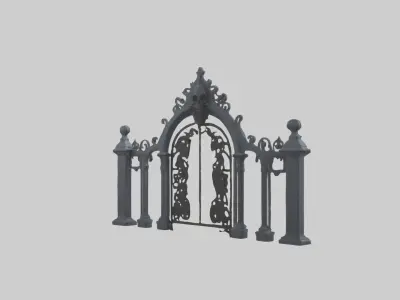Purgatorygate Model Low-poly 3D model