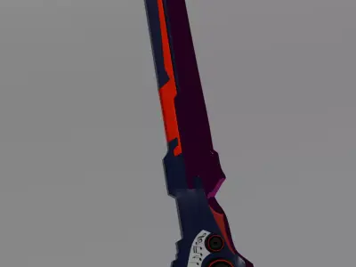 Sword with speakers 3D model