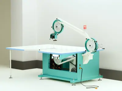 Band Knife Fabric Cutting Machine - 3D Model 3D model