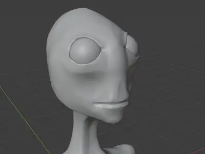 Alien Body Sculpt 3D model