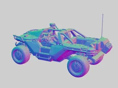 AMG Transport Dynamics M12S Warthog CST 3D model