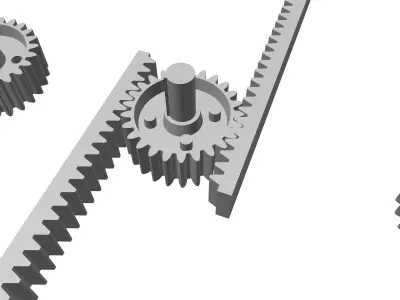 Mechanical Gear Clockwork Tool Kit Model 3D model