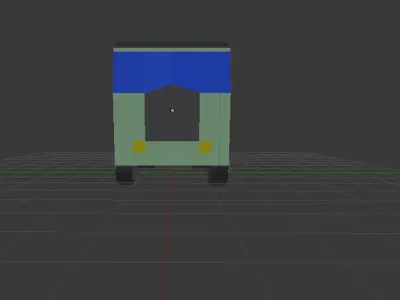 2019 Kenworth cabover dump truck 3D model