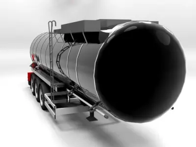 KAESSBOHRER CISTERN LOWPOLY Low-poly 3D model