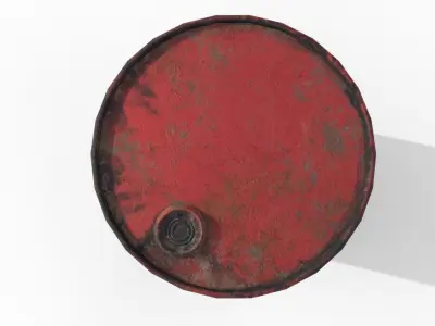 Barrel Free low-poly 3D model get