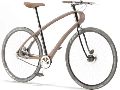 r gh handmade bicycle 3D model