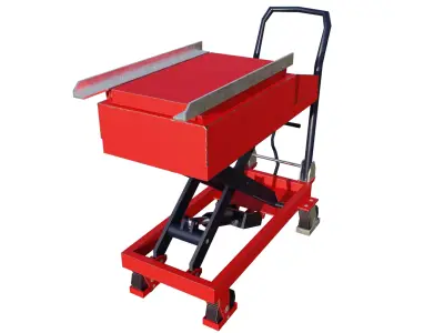 Lowpoly hydraulic truck Low-poly 3D model