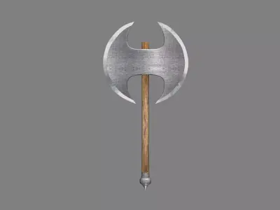 Medieval axe 3D model order
