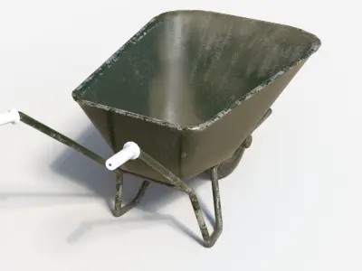Hand Trolley Low-poly 3D model buy