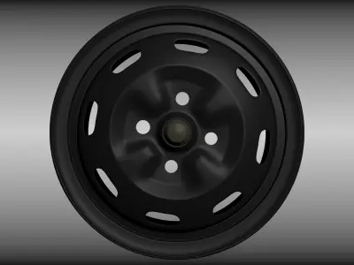 11 car rim pack 3D model