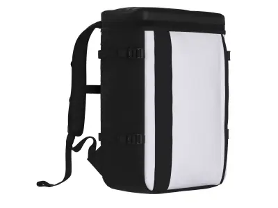 Modern Black-White 3D Back Pack Model 3D model