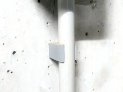 Conduit clip for PVC tubes 3D model