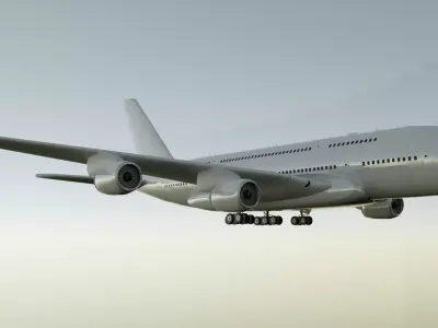 Airbus A380-800 3D model