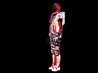 Astronaut Spacesuit Vietnam 3D model