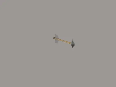 Bow Arrow Low-poly 3D model purchase