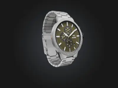 Watch Low-poly 3D model purchase