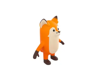 Fox Character 3D model