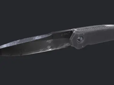 Knife Lp 4K AAA Low-poly 3D model