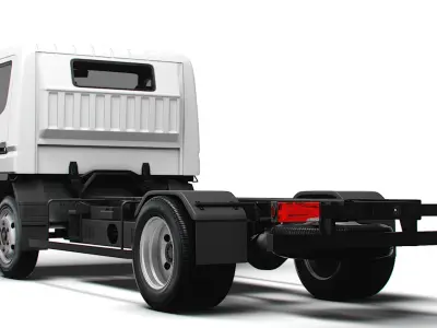 Mitsubishi Fuso E Canter ExtraWideCab 3400 2024 3D model