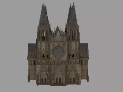 Gothic Castle 3D print model
