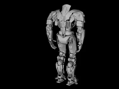 Gipsy danger 3d model 3D model