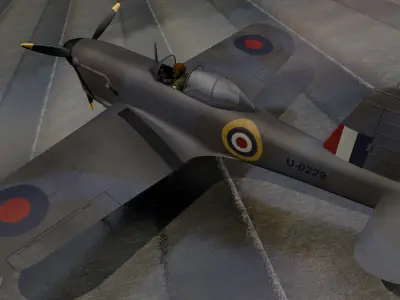 Miles M-20 3D model