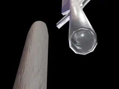 Basic Spear Low Poly Low-poly 3D model