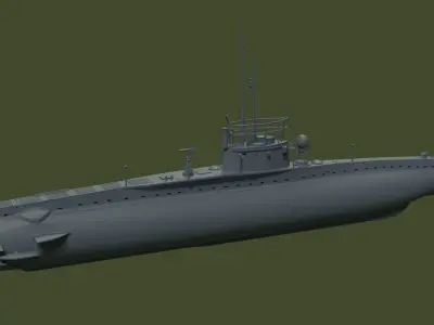 SM UC 5 U-boat - RC 3D print model