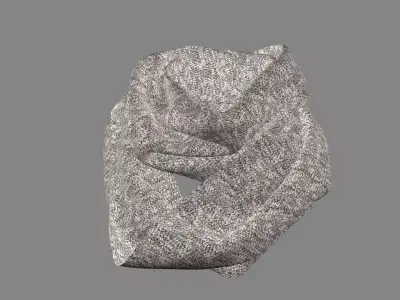 Dress collars scarves and necklaces decorated 3d models 3D model 2