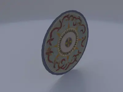 Mosaic Floor Medallion 3D model