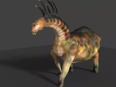 bajadasaurus dinosaur 3D model