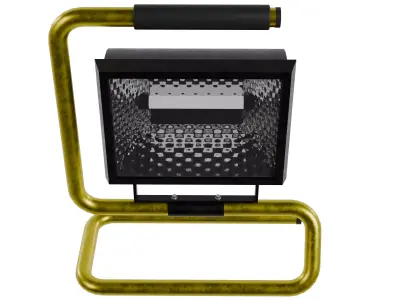 Portable Construction Light Low-poly 3D model