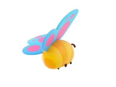 Character328 Butterfly 3D model