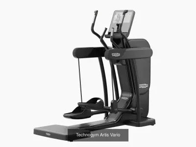 Technogym Artis Cardio Gym Collection 3D Model Pack