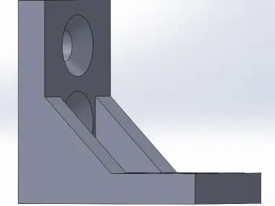 Right angle support Right angle bracket Free 3D print model