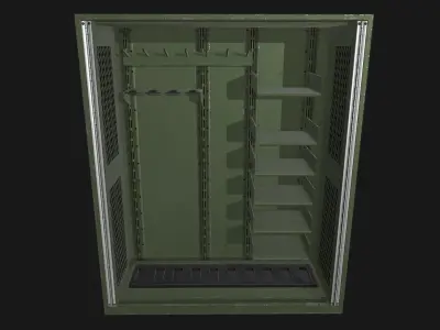 Weapon Cabinet Low-poly 3D model